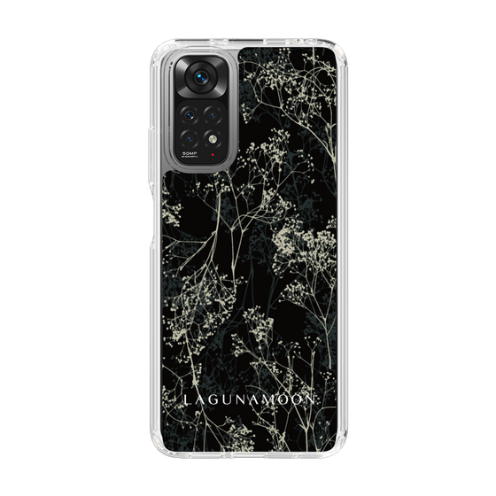 Slim Protection Case［ LAGUNAMOON - Botanical - Black ］