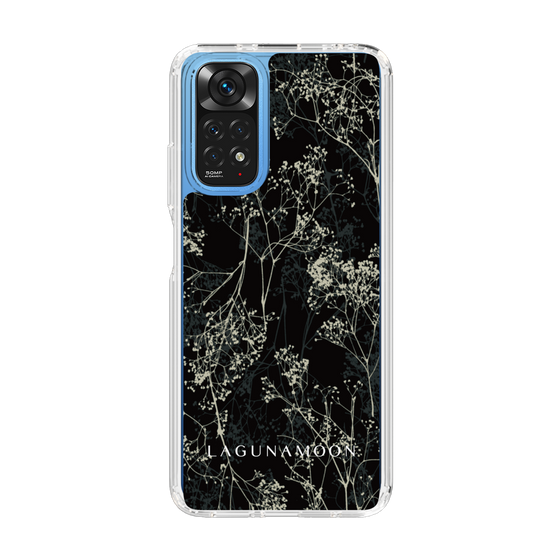 Slim Protection Case［ LAGUNAMOON - Botanical - Black ］