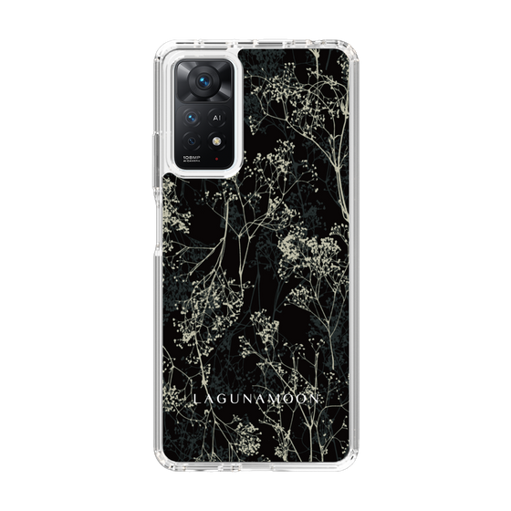 Slim Protection Case［ LAGUNAMOON - Botanical - Black ］
