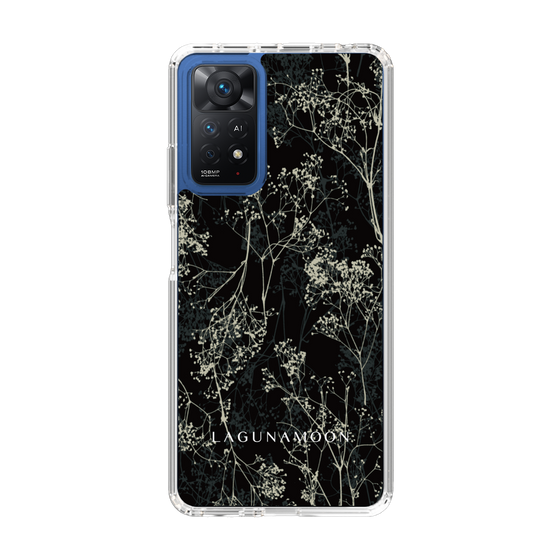 Slim Protection Case［ LAGUNAMOON - Botanical - Black ］