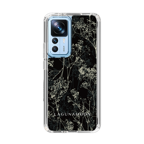 Slim Protection Case［ LAGUNAMOON - Botanical - Black ］