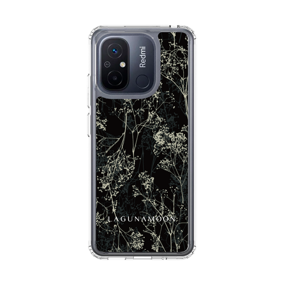 Slim Protection Case［ LAGUNAMOON - Botanical - Black ］