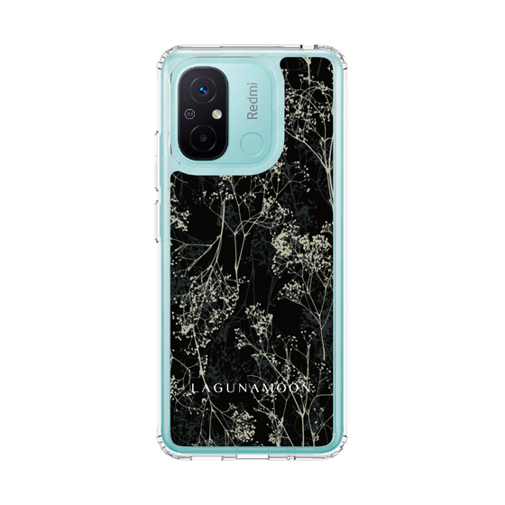 Slim Protection Case［ LAGUNAMOON - Botanical - Black ］