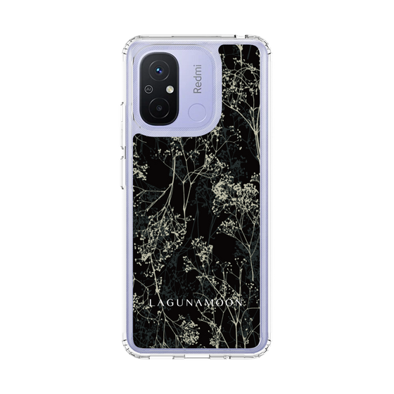 Slim Protection Case［ LAGUNAMOON - Botanical - Black ］