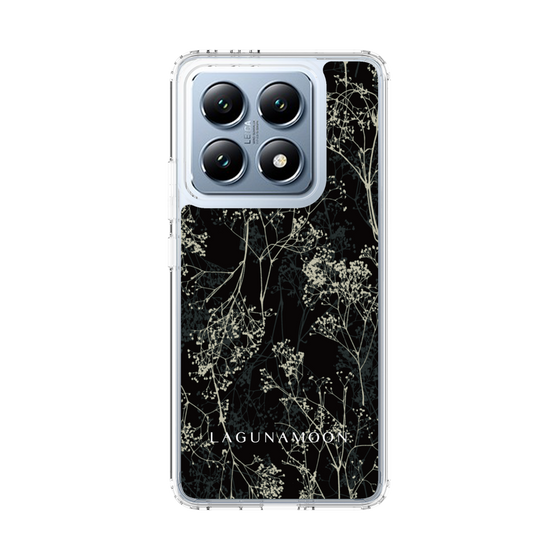Slim Protection Case［ LAGUNAMOON - Botanical - Black ］