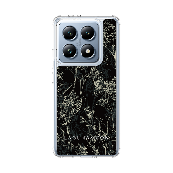 Slim Protection Case［ LAGUNAMOON - Botanical - Black ］