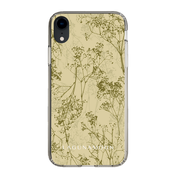 Slim Protection Case［ LAGUNAMOON - Botanical - Yellow ］