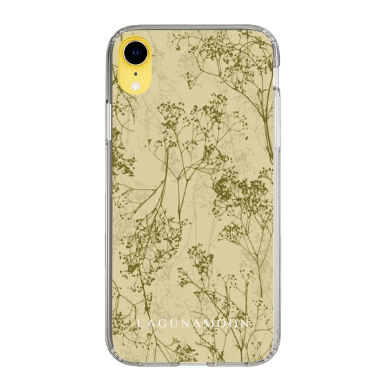 Slim Protection Case［ LAGUNAMOON - Botanical - Yellow ］