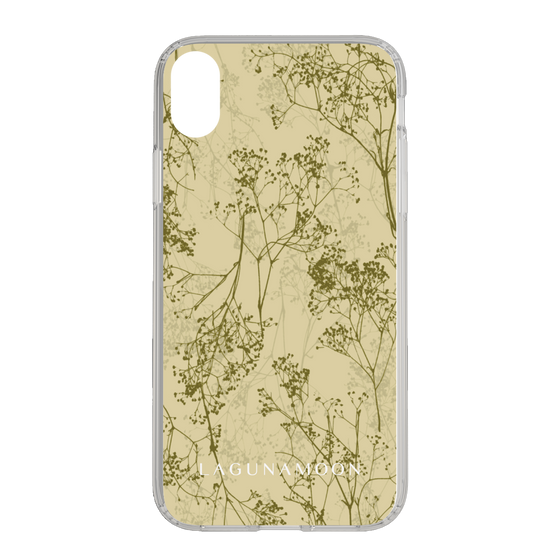Slim Protection Case［ LAGUNAMOON - Botanical - Yellow ］