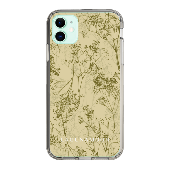 Slim Protection Case［ LAGUNAMOON - Botanical - Yellow ］