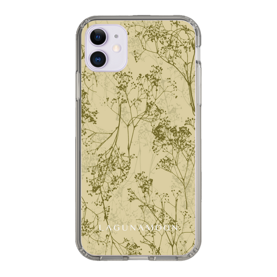 Slim Protection Case［ LAGUNAMOON - Botanical - Yellow ］