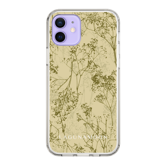Slim Protection Case［ LAGUNAMOON - Botanical - Yellow ］