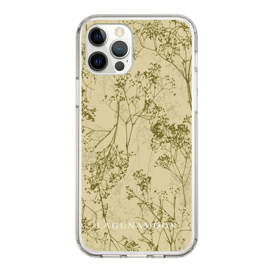 Slim Protection Case［ LAGUNAMOON - Botanical - Yellow ］