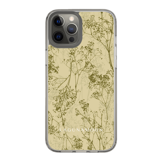Slim Protection Case［ LAGUNAMOON - Botanical - Yellow ］