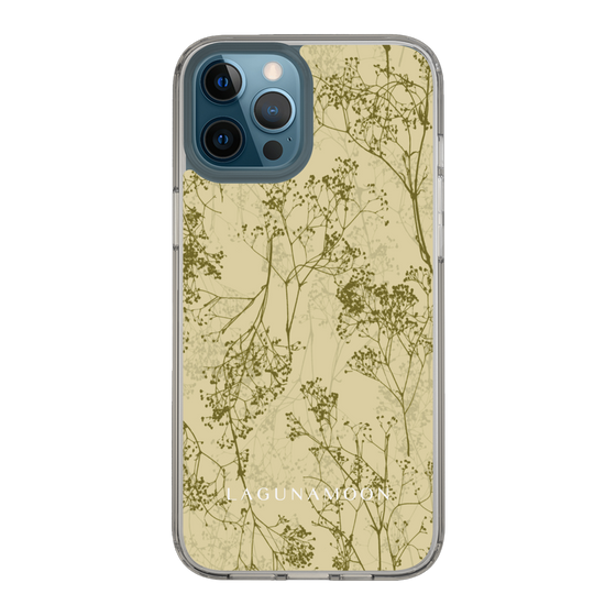 Slim Protection Case［ LAGUNAMOON - Botanical - Yellow ］
