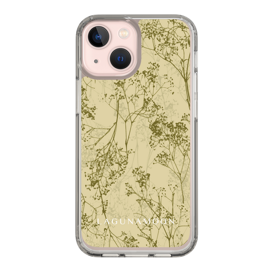 Slim Protection Case［ LAGUNAMOON - Botanical - Yellow ］