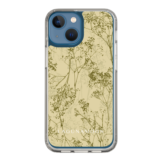 Slim Protection Case［ LAGUNAMOON - Botanical - Yellow ］