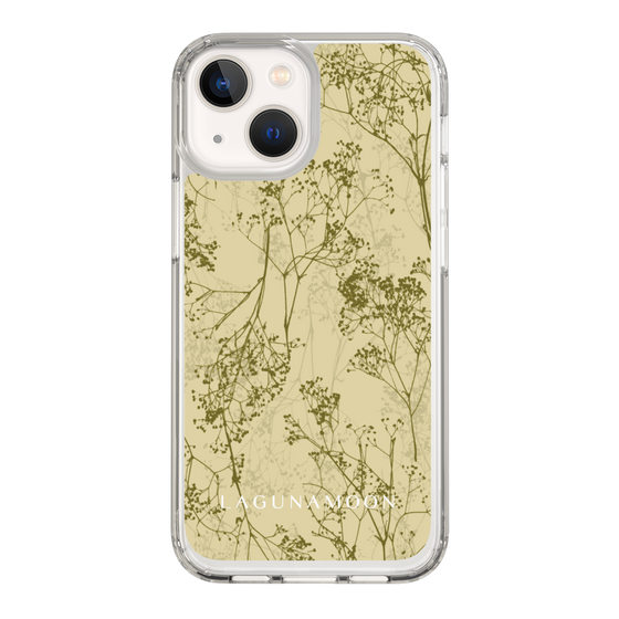 Slim Protection Case［ LAGUNAMOON - Botanical - Yellow ］