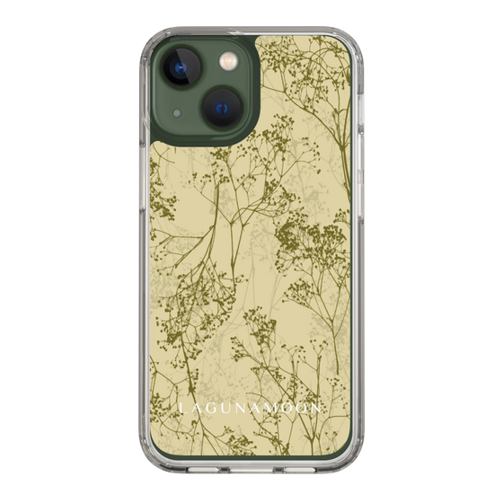 Slim Protection Case［ LAGUNAMOON - Botanical - Yellow ］