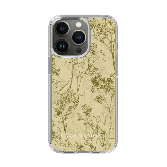 Slim Protection Case［ LAGUNAMOON - Botanical - Yellow ］