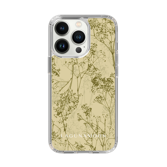 Slim Protection Case［ LAGUNAMOON - Botanical - Yellow ］