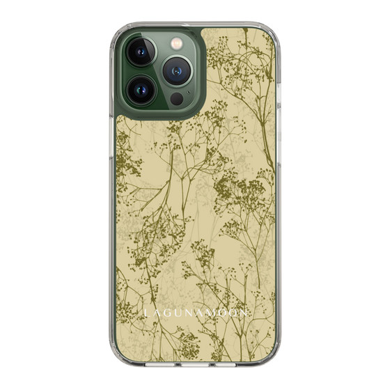 Slim Protection Case［ LAGUNAMOON - Botanical - Yellow ］