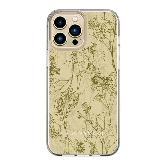 Slim Protection Case［ LAGUNAMOON - Botanical - Yellow ］