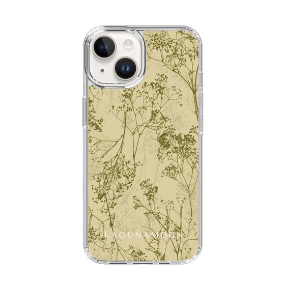 Slim Protection Case［ LAGUNAMOON - Botanical - Yellow ］