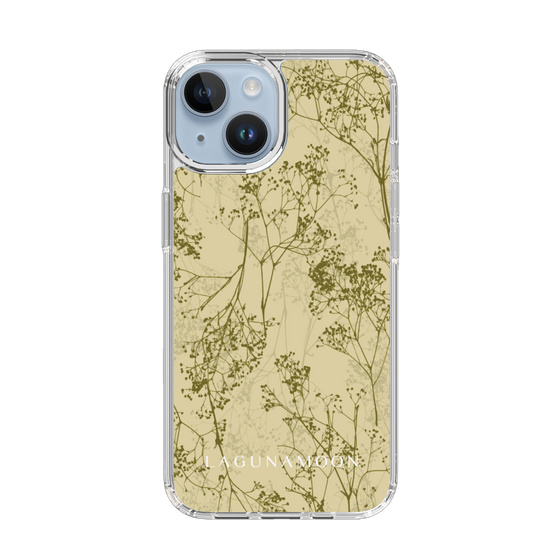 Slim Protection Case［ LAGUNAMOON - Botanical - Yellow ］