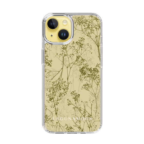 Slim Protection Case［ LAGUNAMOON - Botanical - Yellow ］