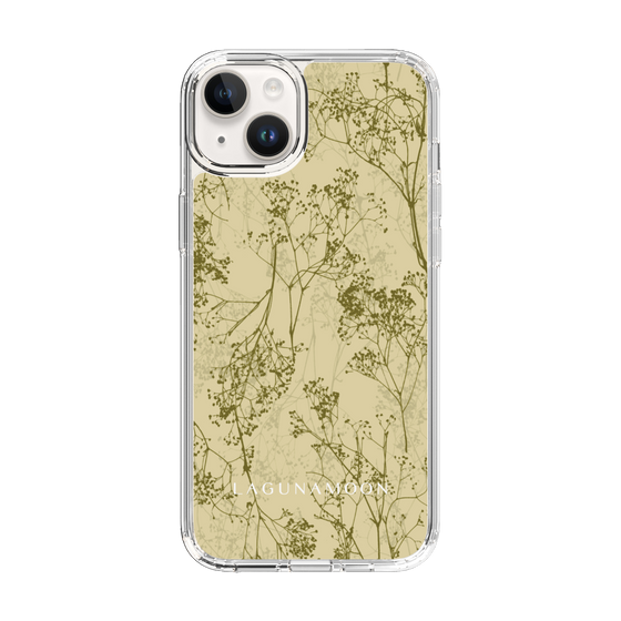 Slim Protection Case［ LAGUNAMOON - Botanical - Yellow ］