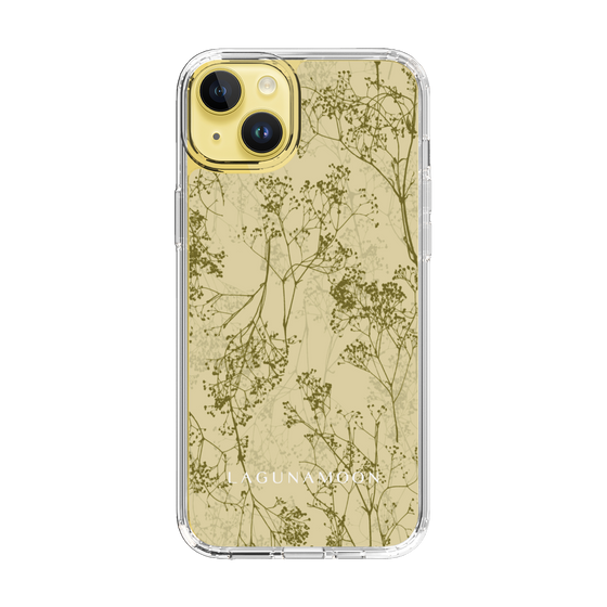Slim Protection Case［ LAGUNAMOON - Botanical - Yellow ］