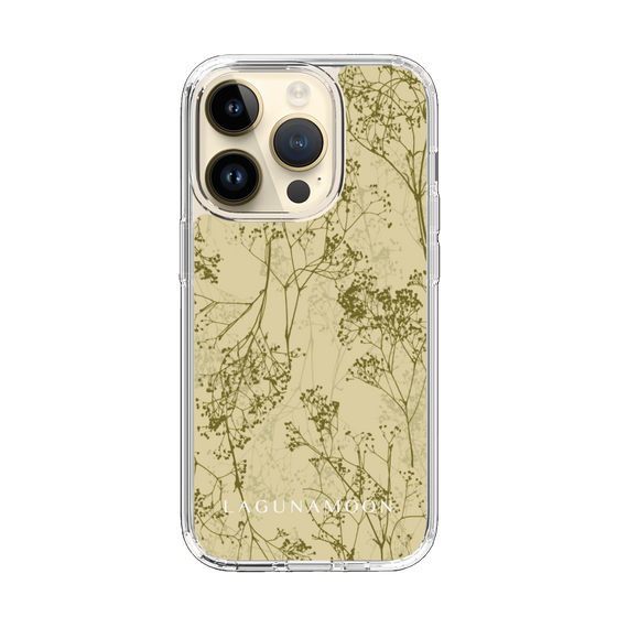 Slim Protection Case［ LAGUNAMOON - Botanical - Yellow ］