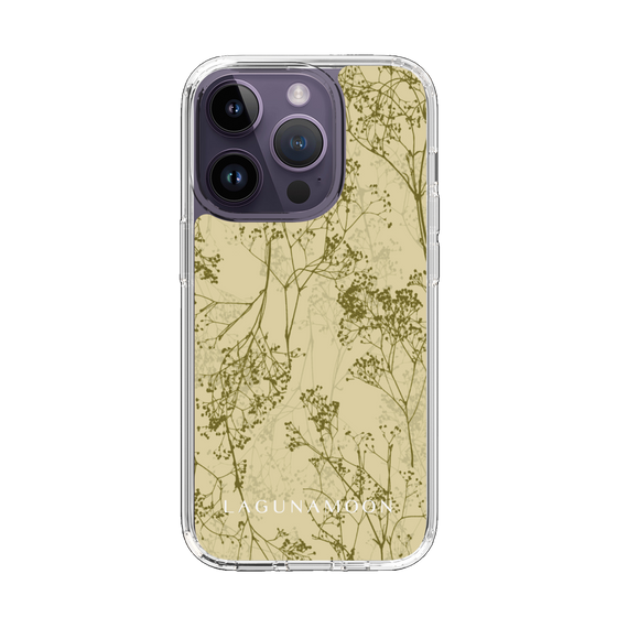 Slim Protection Case［ LAGUNAMOON - Botanical - Yellow ］