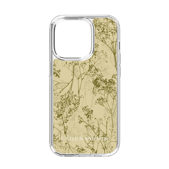 Slim Protection Case［ LAGUNAMOON - Botanical - Yellow ］