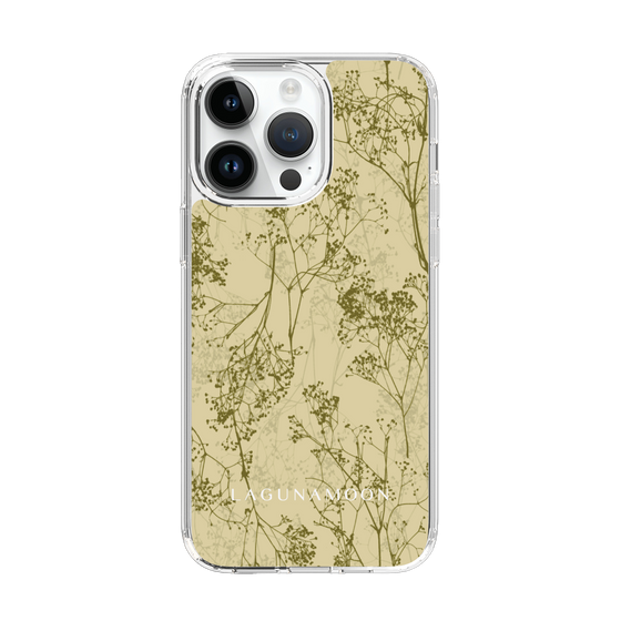 Slim Protection Case［ LAGUNAMOON - Botanical - Yellow ］
