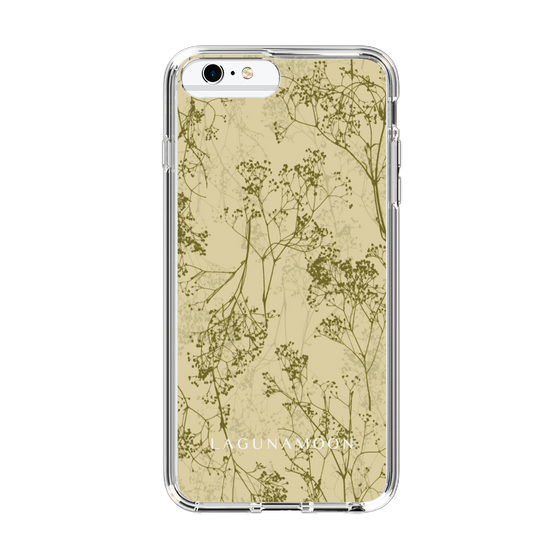 Slim Protection Case［ LAGUNAMOON - Botanical - Yellow ］