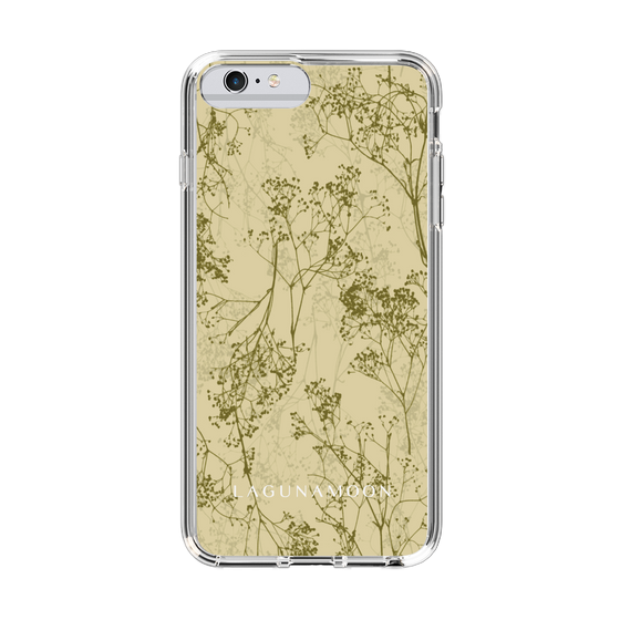 Slim Protection Case［ LAGUNAMOON - Botanical - Yellow ］