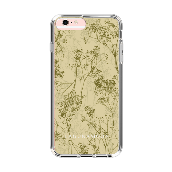 Slim Protection Case［ LAGUNAMOON - Botanical - Yellow ］