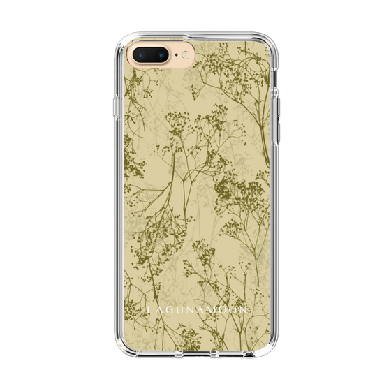 Slim Protection Case［ LAGUNAMOON - Botanical - Yellow ］