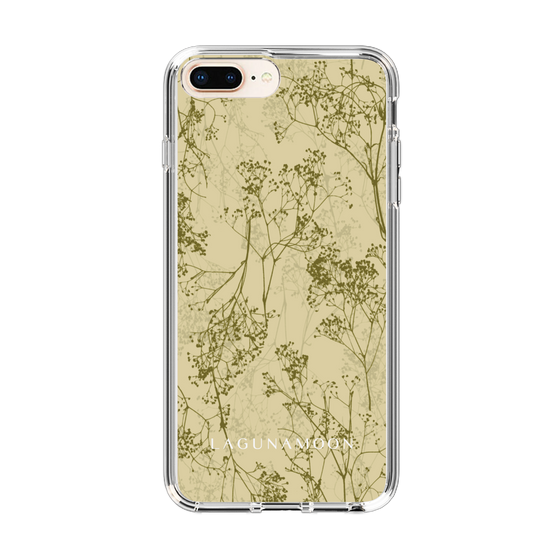 Slim Protection Case［ LAGUNAMOON - Botanical - Yellow ］