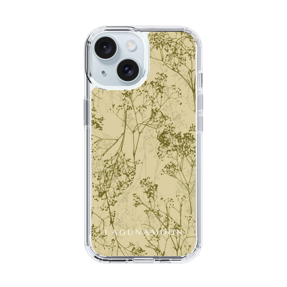 Slim Protection Case［ LAGUNAMOON - Botanical - Yellow ］