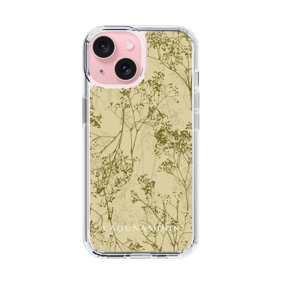 Slim Protection Case［ LAGUNAMOON - Botanical - Yellow ］