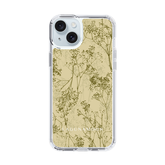 Slim Protection Case［ LAGUNAMOON - Botanical - Yellow ］