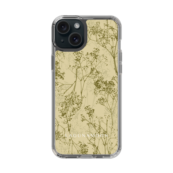 Slim Protection Case［ LAGUNAMOON - Botanical - Yellow ］