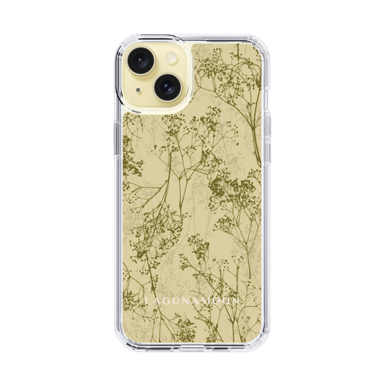 Slim Protection Case［ LAGUNAMOON - Botanical - Yellow ］