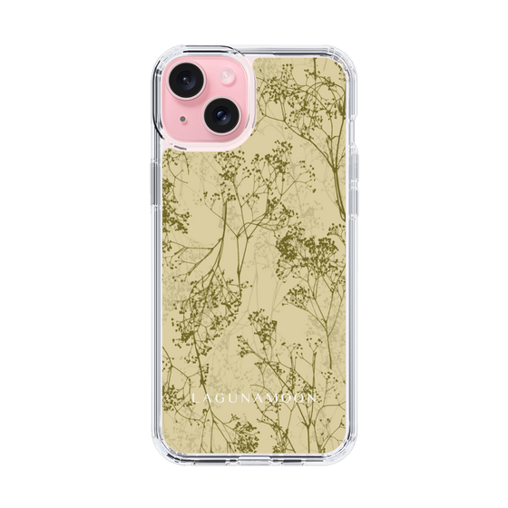 Slim Protection Case［ LAGUNAMOON - Botanical - Yellow ］