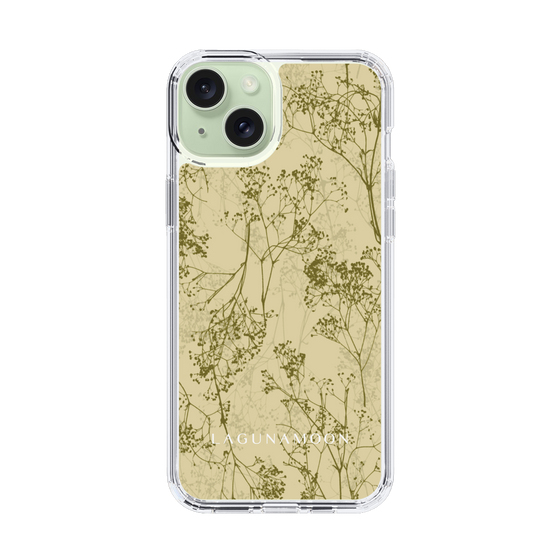 Slim Protection Case［ LAGUNAMOON - Botanical - Yellow ］