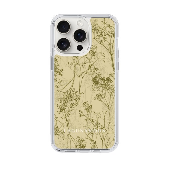 Slim Protection Case［ LAGUNAMOON - Botanical - Yellow ］