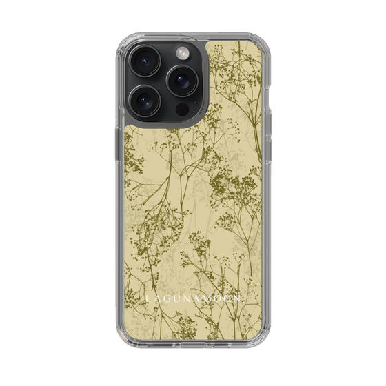 Slim Protection Case［ LAGUNAMOON - Botanical - Yellow ］